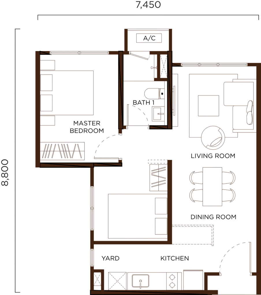 Amberwood Larkin JB Type A / A1 floor plan