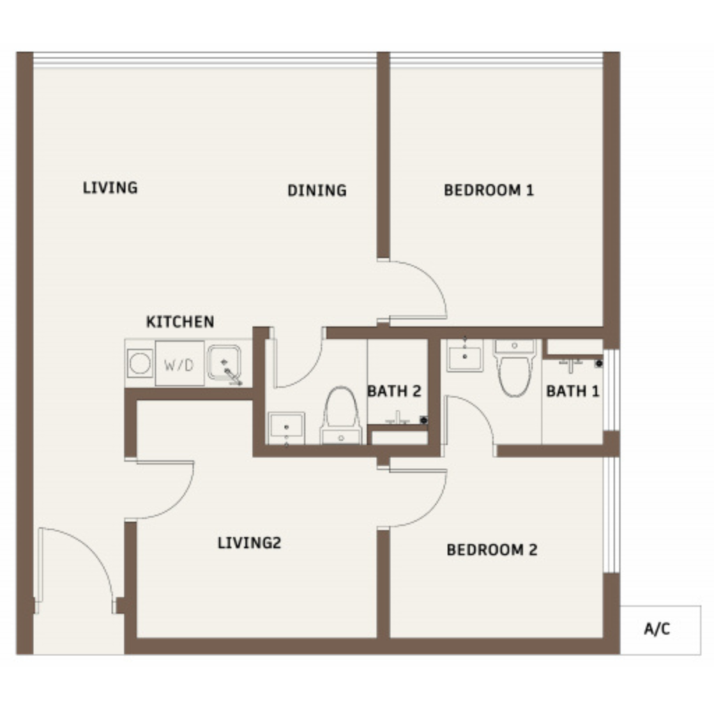 CTC SkyOne Bukit Chagar JB Type C1 floor plan