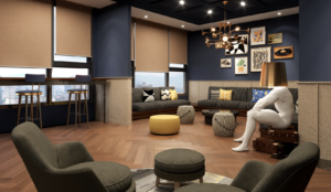 Indoor lounge