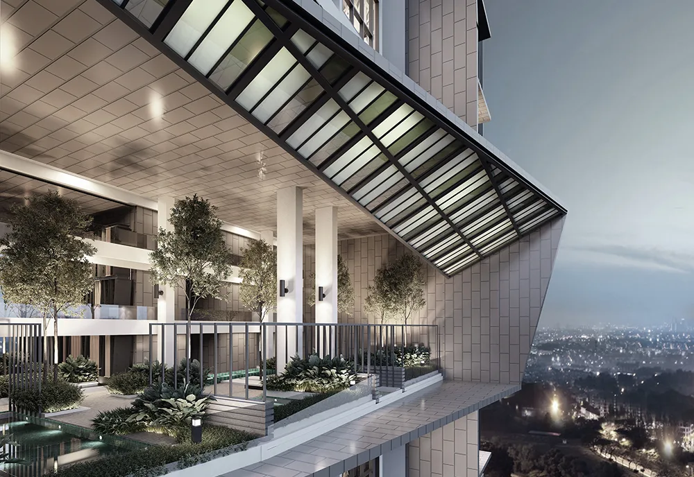 Elysia Park Residence 空中花园泳池
