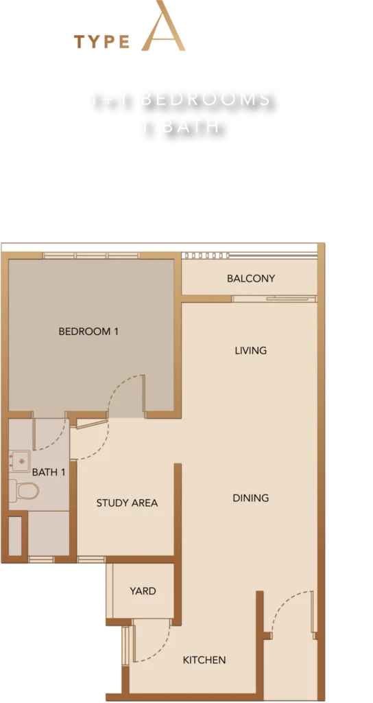 Paragon Signature Suites Type A floor plan