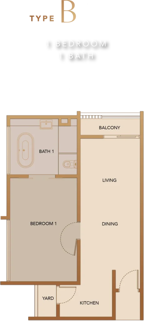 Paragon Signature Suites Type B floor plan