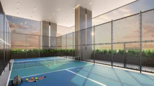 Pickleball court
