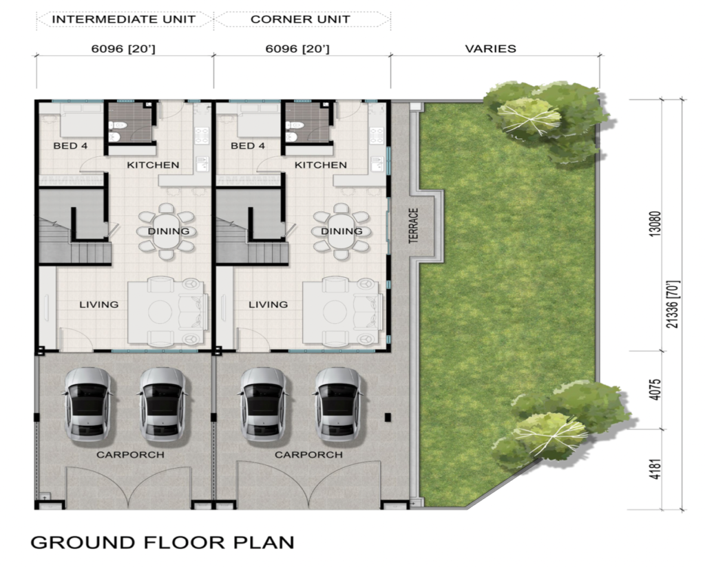 Redhill @ Seri Alam 双层排屋（准证 31261-1） floor plan