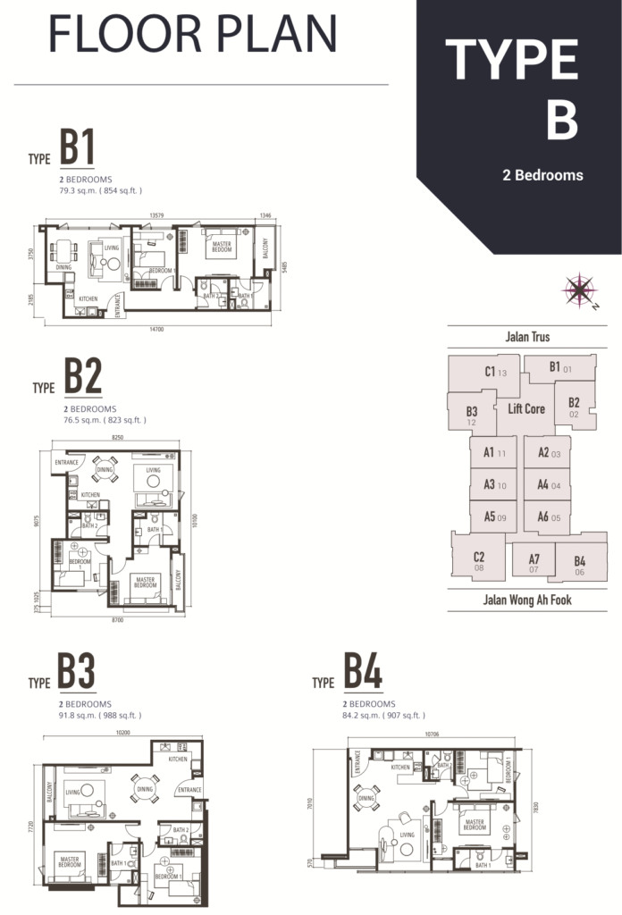 Shama Suasana JBCC Type B floor plan