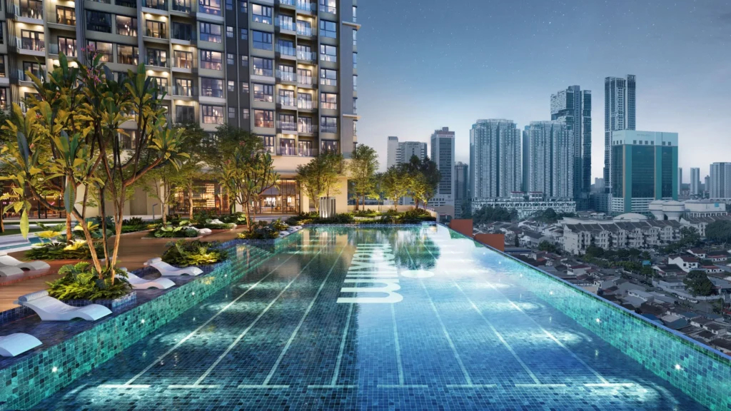 The Address @ Maxim Pelangi 空中无边泳池